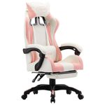 Silla-de-oficina-Marsella-altura-regulable---reclinable-rosa-blanco-1115-119x64x65-cm