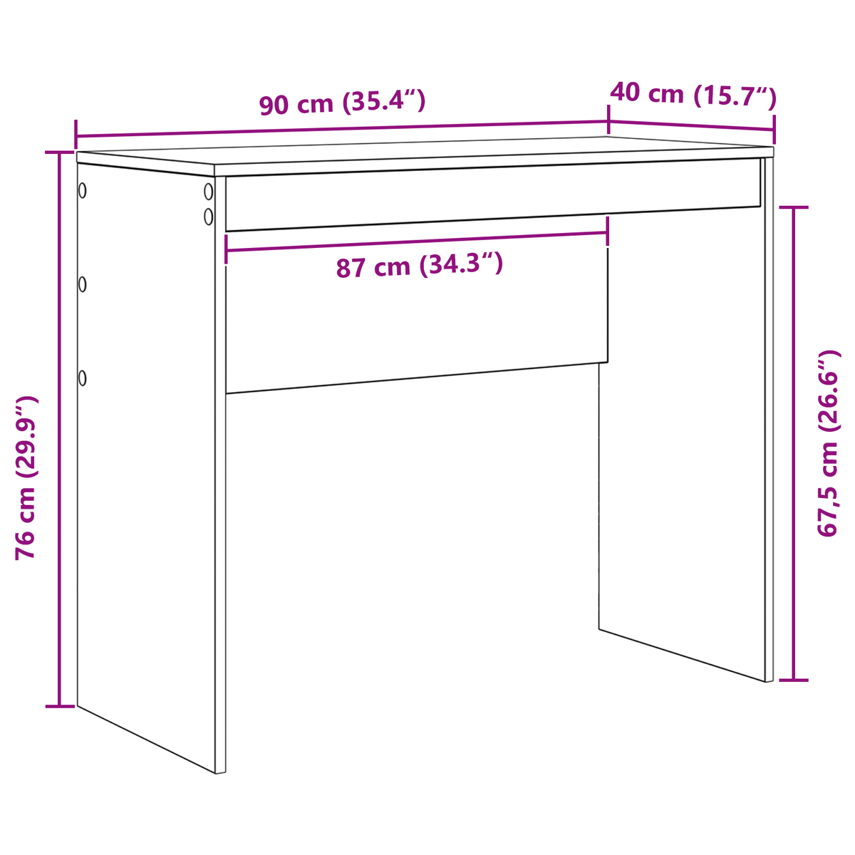 Escritorio-Lila-1-compartimento-roble-76x90x40-cm