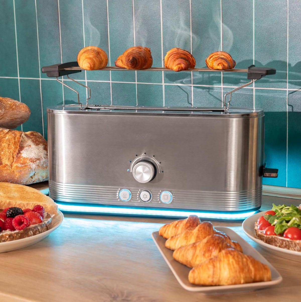 Tostador-Cecotec-Shine-Toast-Extra-1050W-ranura-larga-7-niveles-inox-varillas