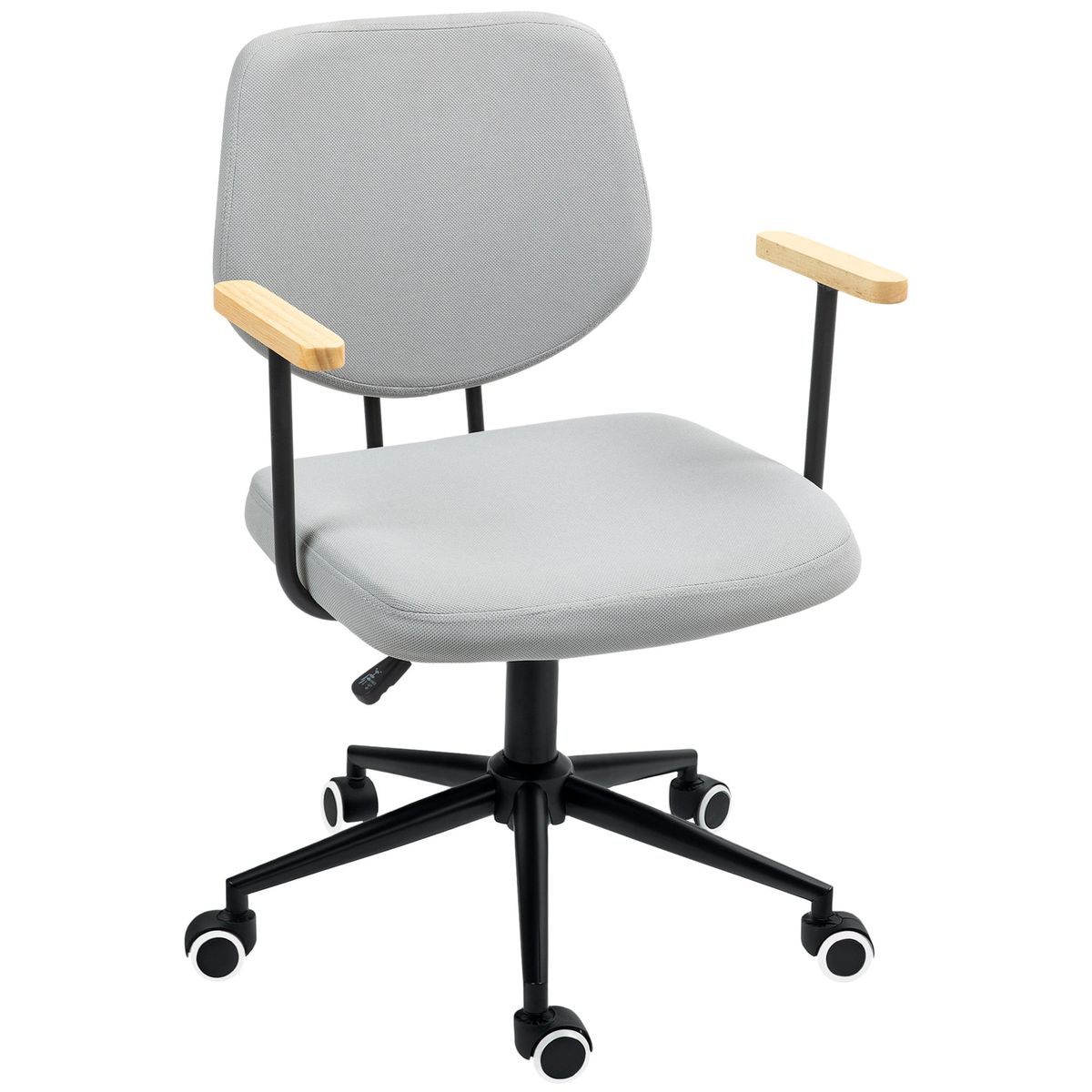 Silla-de-escritorio-Office-Homcom-altura-ajustable-gris-84-94x59x55-cm-fondo-blanco