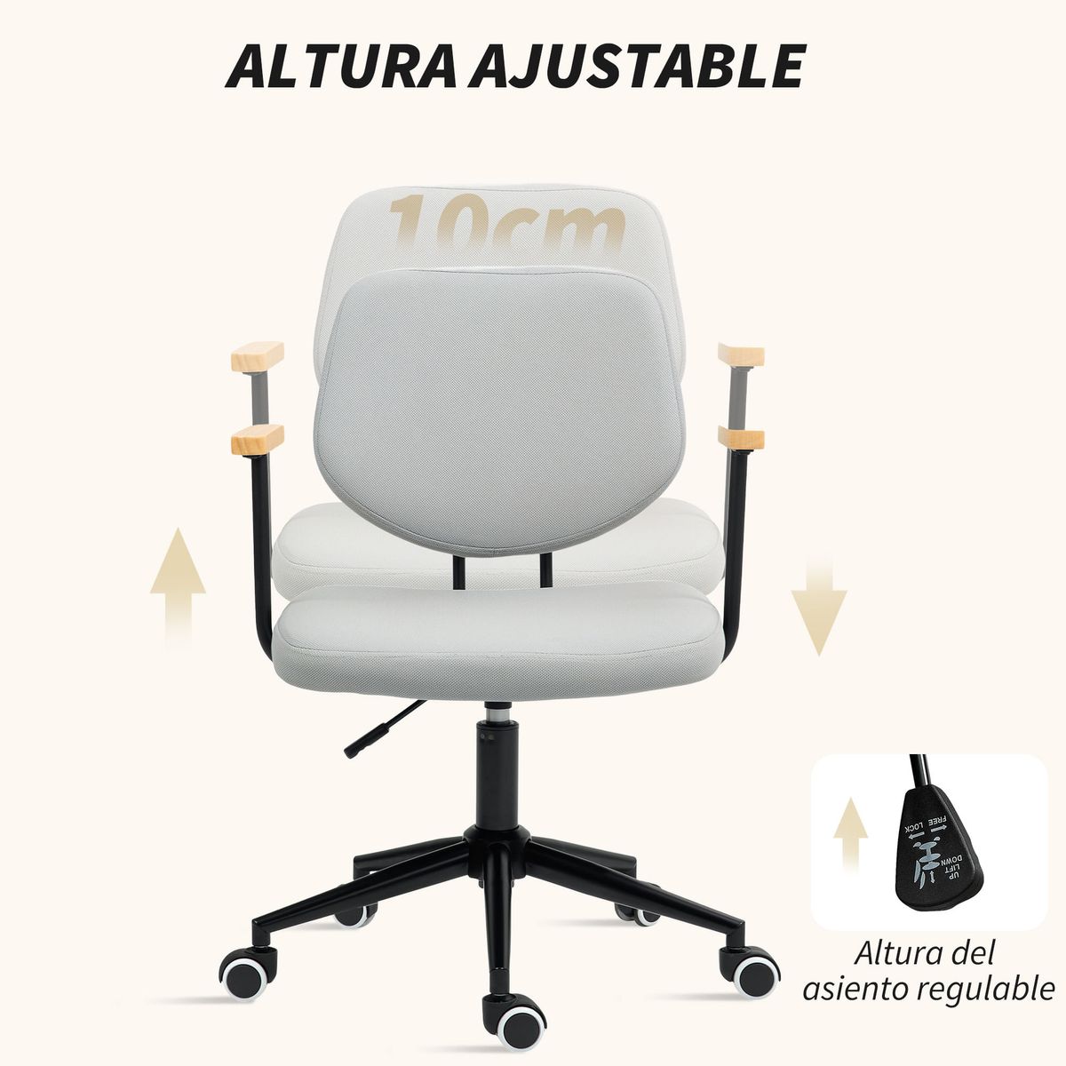 Silla-de-escritorio-Office-Homcom-altura-ajustable-gris-84-94x59x55-cm