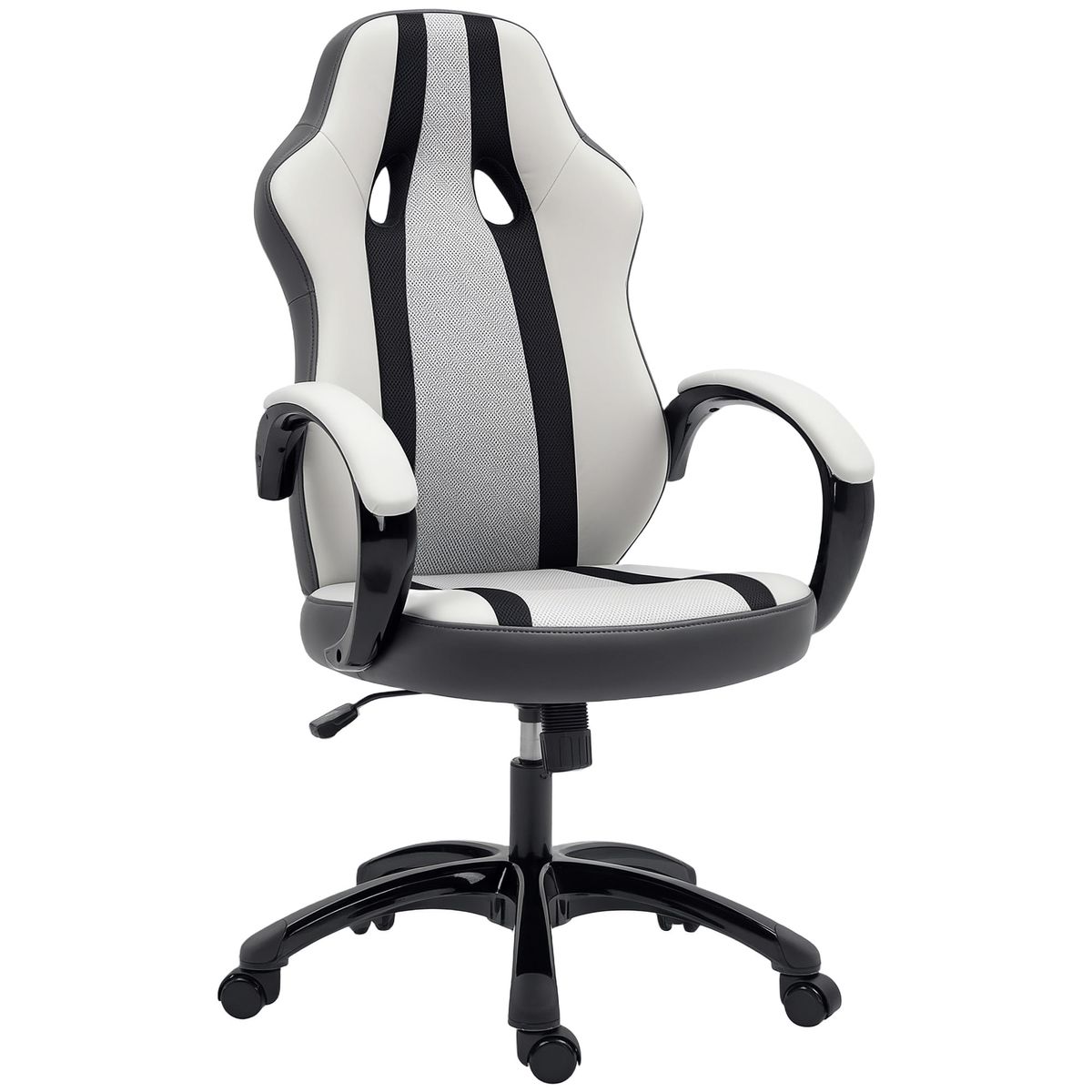 Silla-gaming-Trex-Homcom-basculante---altura-ajustable-gris-111-1205x61x63-cm-fondo-blanco