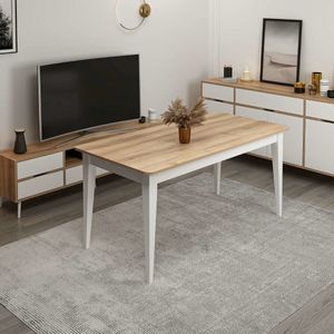 Mesa de comedor Elina extensible 76x160-200x80 cm