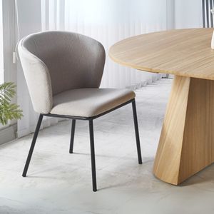 Pack de 2 sillas Margot respaldo acolchado 82x63x60 cm