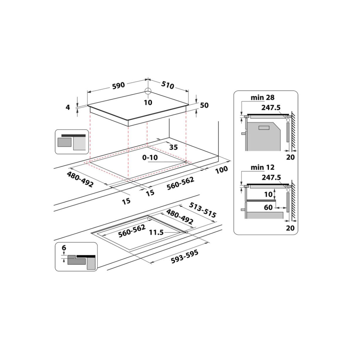 Placa-de-induccion-Whirpool-WBS5560NE-7200W-3-zonas-negro-59-cm-meiddas