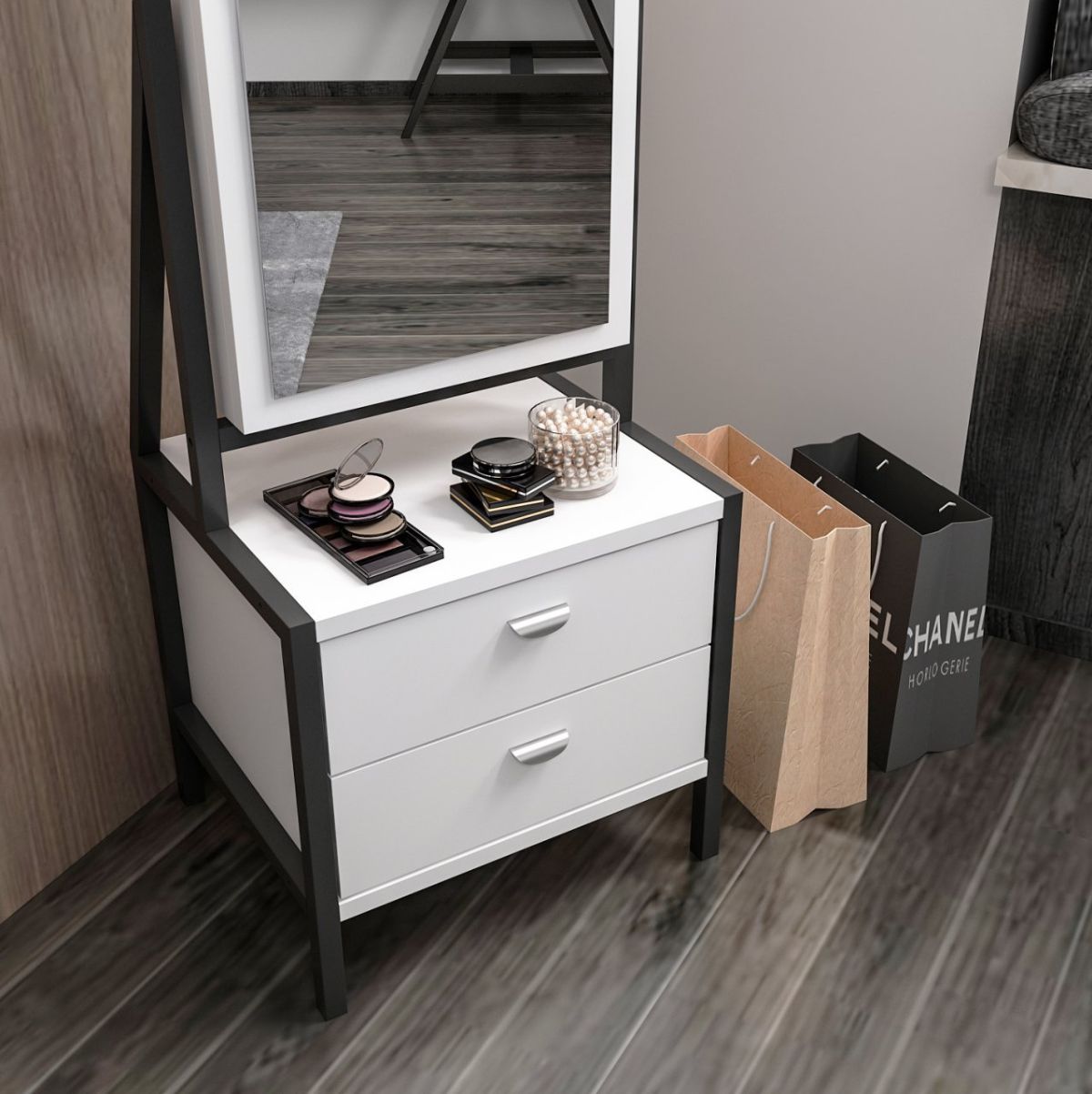 espejo-joyero-mocca-2-cajones-puerta-blanco-negro-170-41-35-cm-cajon