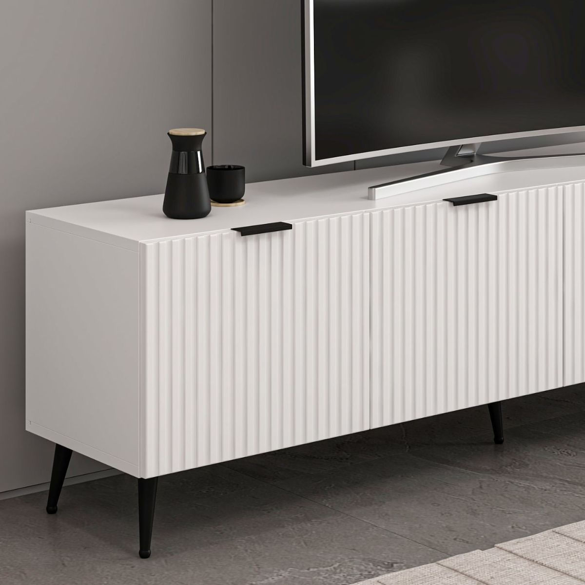 Mueble-de-TV-Kale-4-puertas-blanco-51x180x35-cm-detalle
