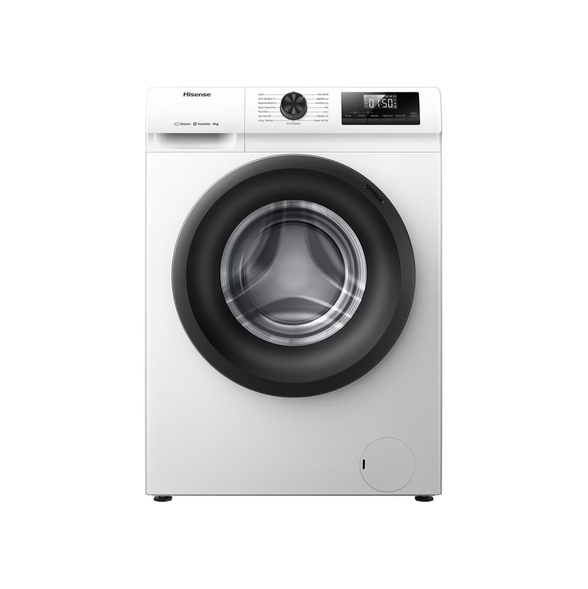 Lavadora-carga-frontal-Hisense-WF1Q8041BW-8kg-1400-rpm-15-programas-A-blanco-60-cm-frontal