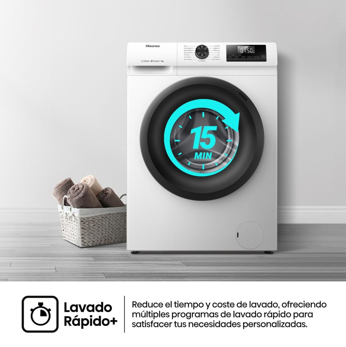 Lavadora-carga-frontal-Hisense-WF1Q8041BW-8kg-1400-rpm-15-programas-A-blanco-60-cm