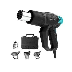 Pistola de calor Cecotec Hell Gun 7500 Full Equip 2000W 4 cabezales negro