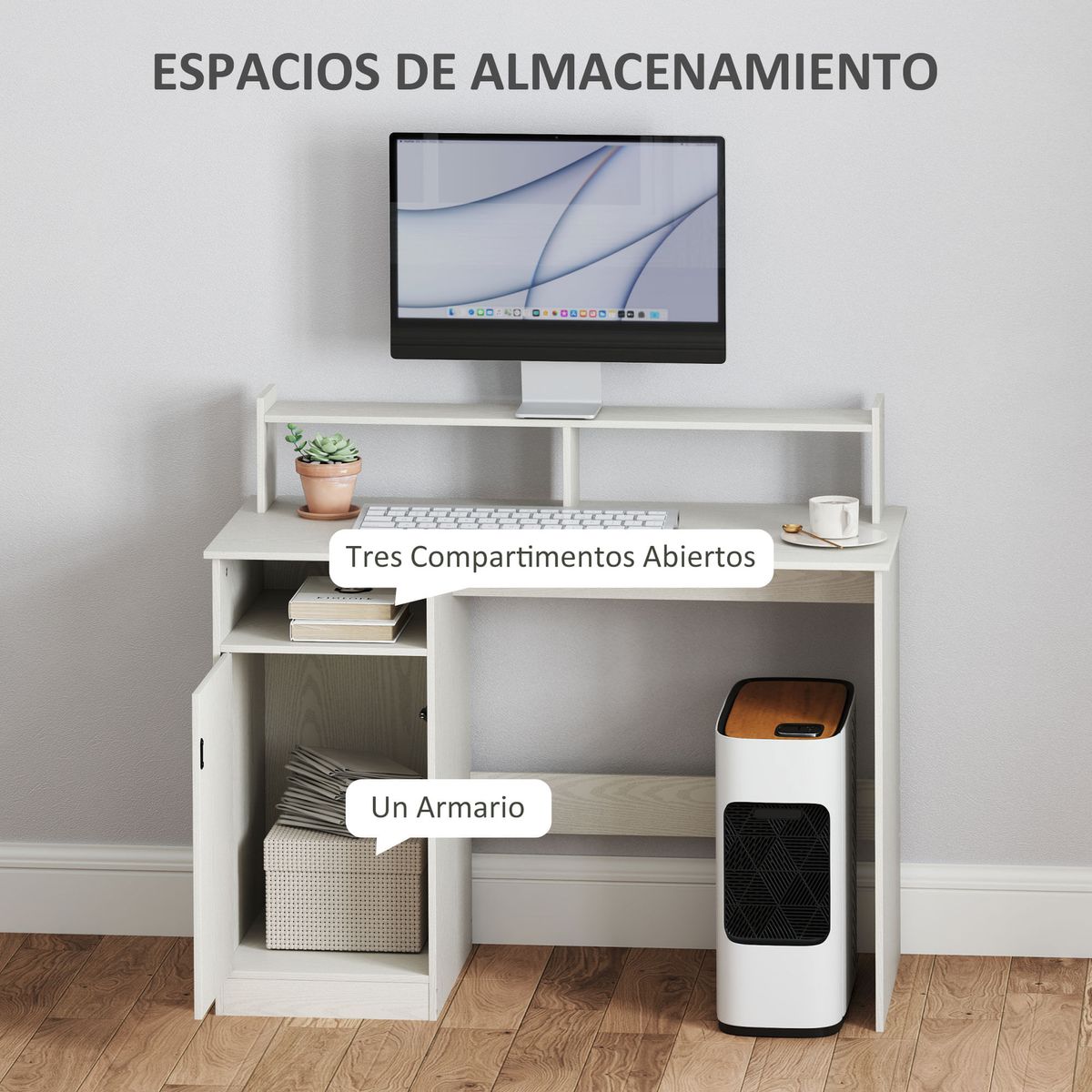 Escritorio-Celeste-Homcom-soporte-para-monitor---armario-crema-94x108x50-cm-interior