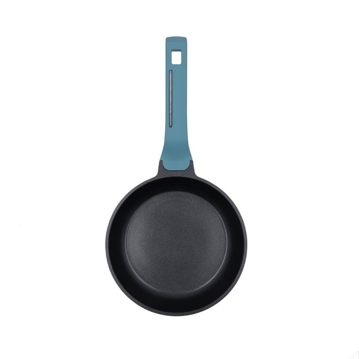 Sarten-Confort-Quid-aluminio-fundido-negro-azul-Ø20-cm-frontal