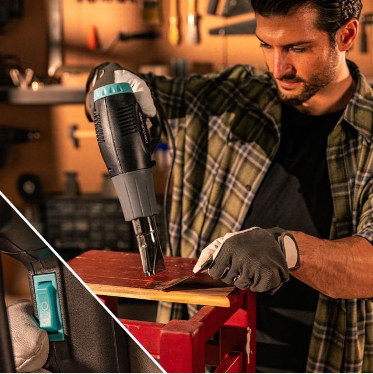 Pistola-de-calor-Cecotec-Hell-Gun-3500-2000W-4-cabezales-negro-