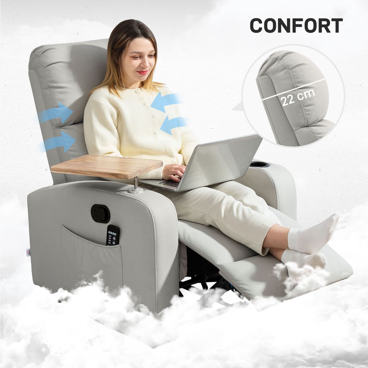 Sillon-de-masaje-Kaede-Homcom-4-modos---bandeja---portavasos-gris-105x77x93-cm-