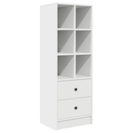 Escritorio-Monstera-6-compartimentos-abiertos---2-cajones-blanco-100x40-cm