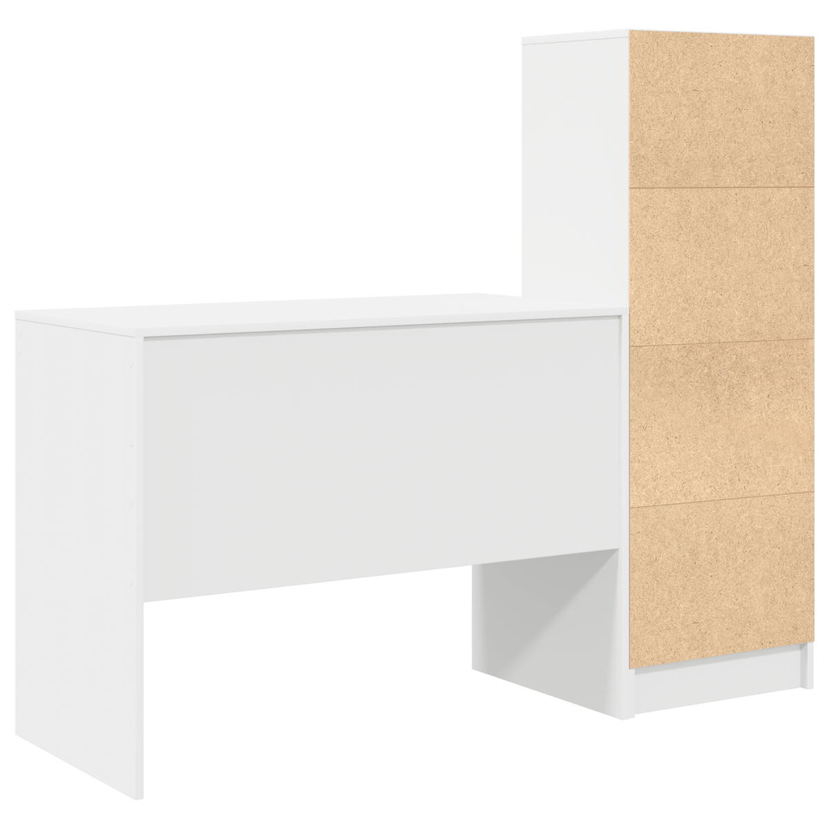 Escritorio-Monstera-6-compartimentos-abiertos---2-cajones-blanco-100x50-cm