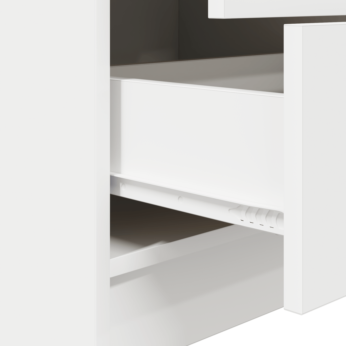 Escritorio-Monstera-6-compartimentos-abiertos---2-cajones-blanco-100x50-cm