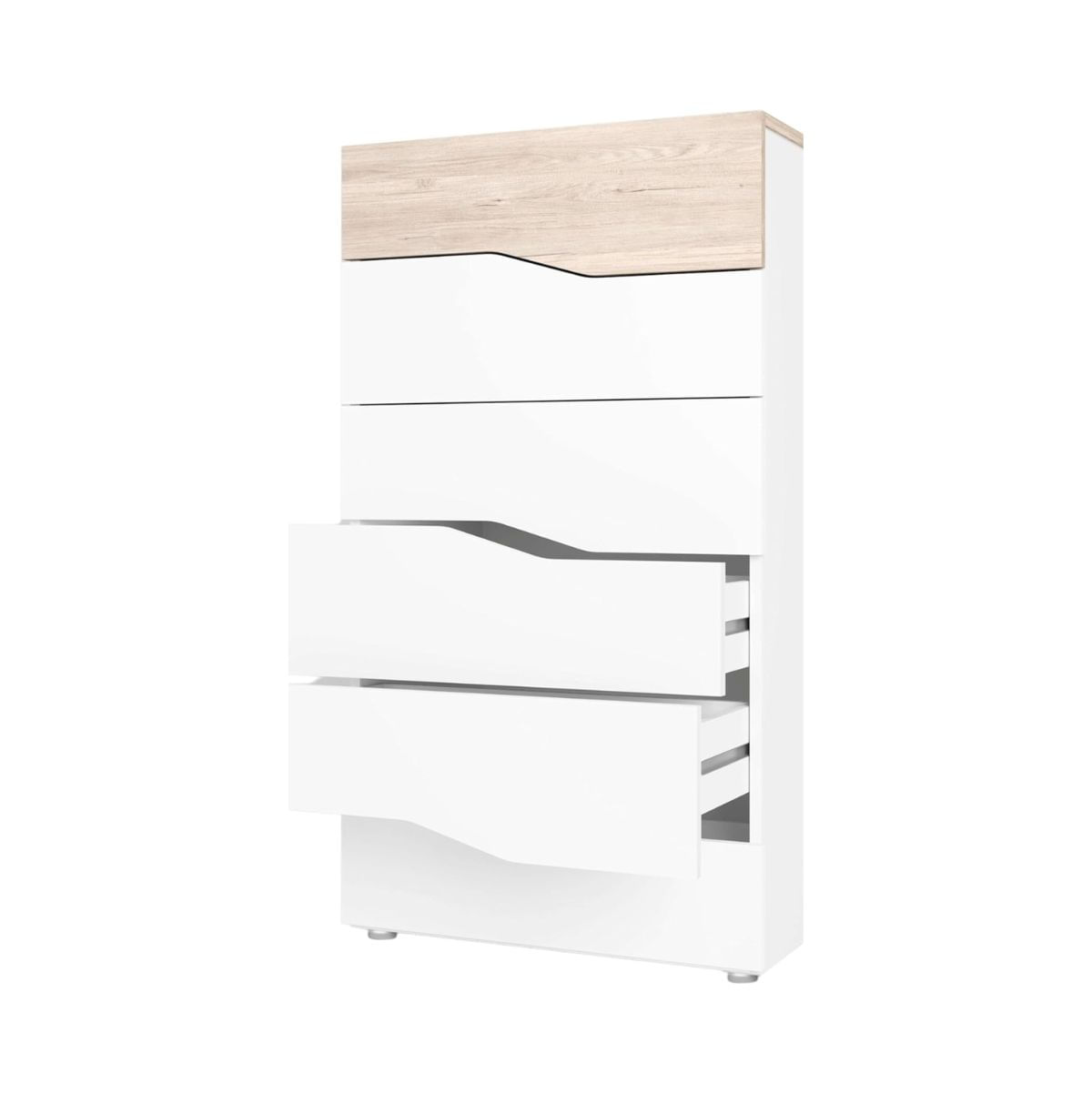 Comoda-Cannes-6-cajones-blanco-mate-Sahara-1111x62x412-cm-interior