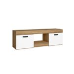 Mueble-de-TV-Argos-2-puertas---compartimento-blanco-natural-49x150x396-cm-lateral