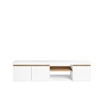 Mueble-de-TV-Elis-3-puertas---2-compartimentos-blanco-natural-405x160x396-cm-frontal
