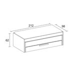 Cama-nido-Estelle-2-camas-1-cajon-blanco-mate-Sahara-medidas