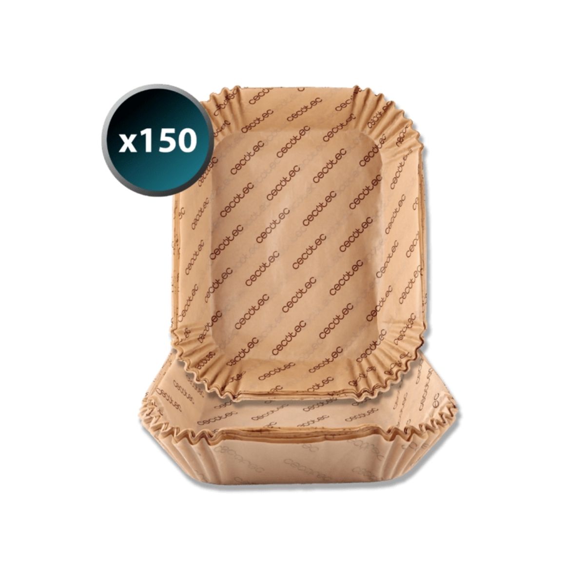 Pack-de-150-papeles-para-freidora-de-aire-Cecotec-Cecofry-BigBucket-Paper-9-11L-marron-65x31x27-cm