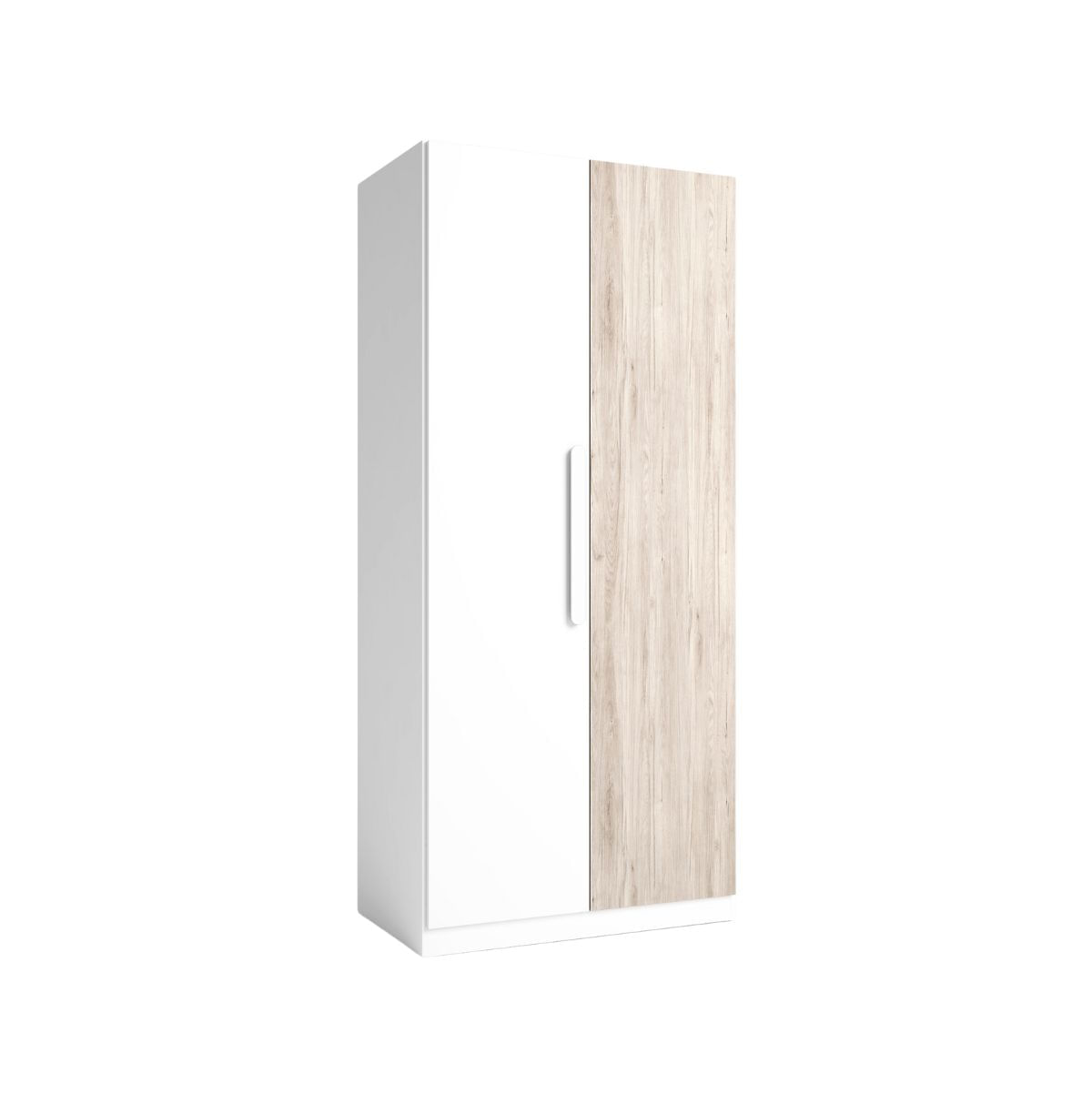 Armario-Estelle-2-puertas-abatibles-blanco-natural-200x90x526-cm-lateral