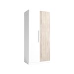 Armario-Estelle-2-puertas-abatibles-blanco-natural-200x90x526-cm-lateral