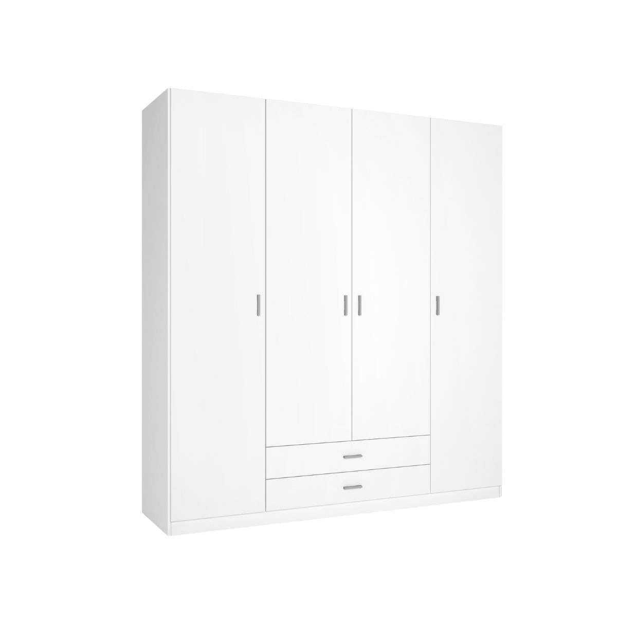 Armario-Roma-4-puertas-2-cajones-blanco-mate-2155x198x51-cm-lateral