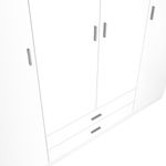 Armario-Roma-4-puertas-2-cajones-blanco-mate-2155x198x51-cm-detalle