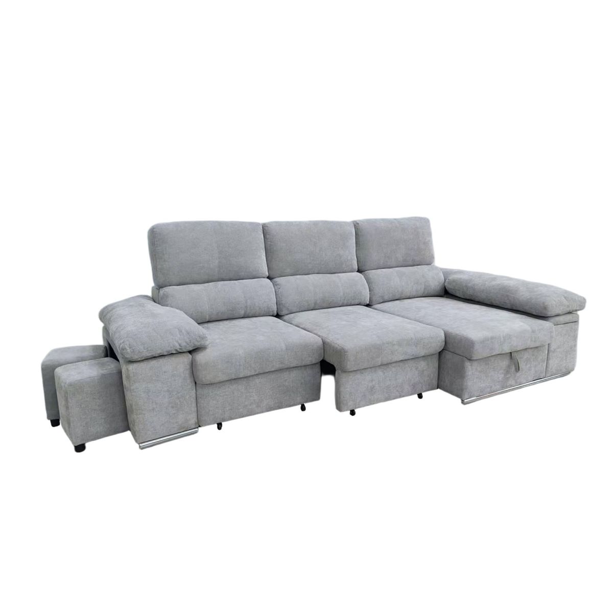 Sofa-cama-chaiselongue-Nadia-2-taburetes---arcon-derecha-gris-107x217x145-cm-