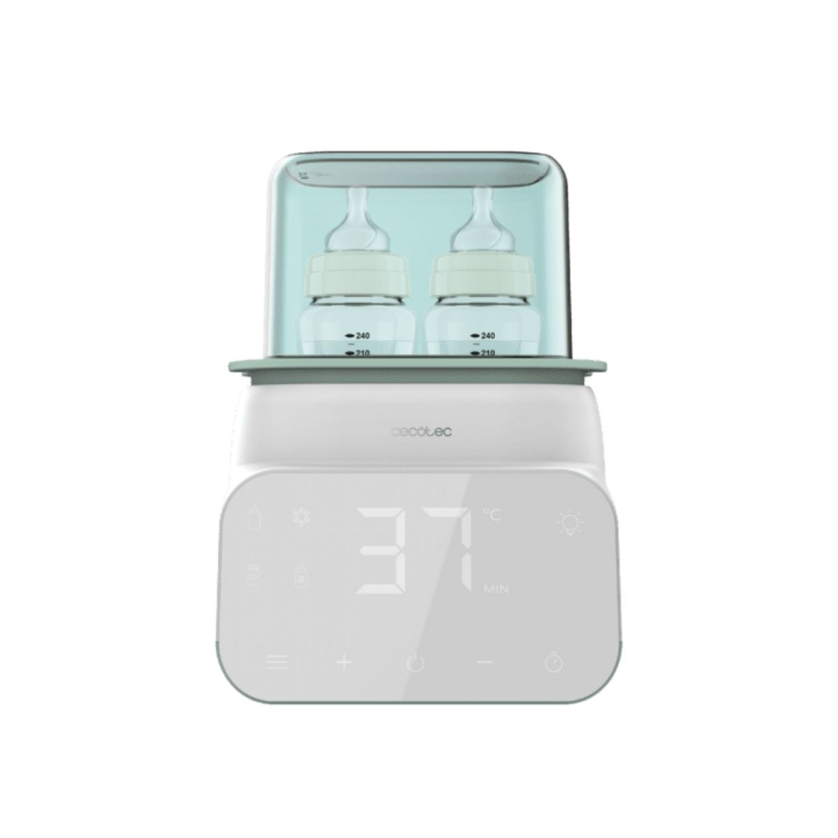 Calientabiberones-Cecotec-Nana-BabyCare-Double-BottleWarmer-esterilizador-4-modos-blanco-