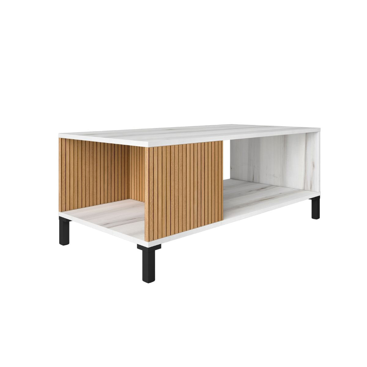 Mesa-de-centro-Tokio-2-compartimentos-albo-rayado-406x100x50-cm