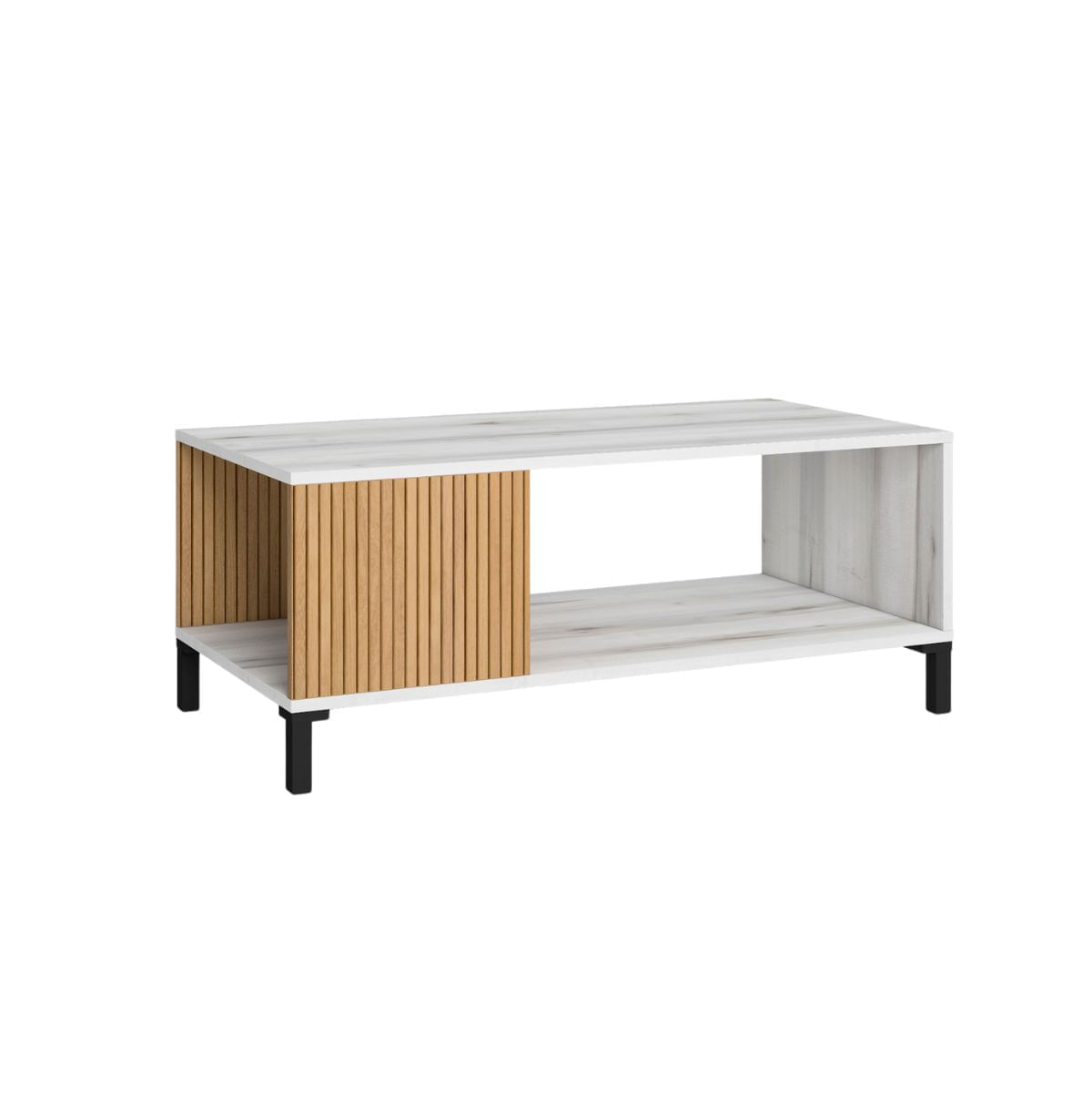 Mesa-de-centro-Tokio-2-compartimentos-albo-rayado-406x100x50-cm