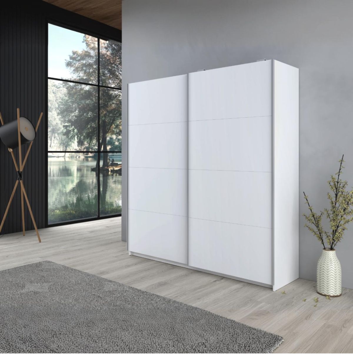 Armario-Gran-Savona-2-puertas-correderas-blanco-2155x2015x56-cm-ambientada