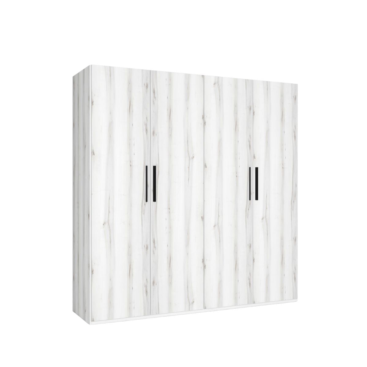 Armario-Lido-4-puertas-abatibles-blanco-1975x1814x526-cm-lateral