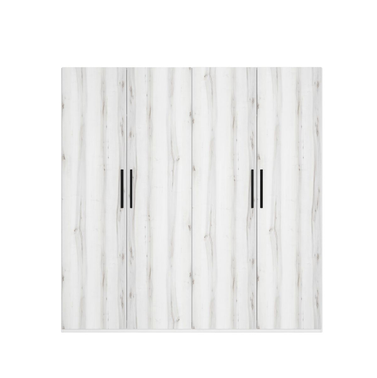 Armario-Lido-4-puertas-abatibles-blanco-1975x1814x526-cm-frontal