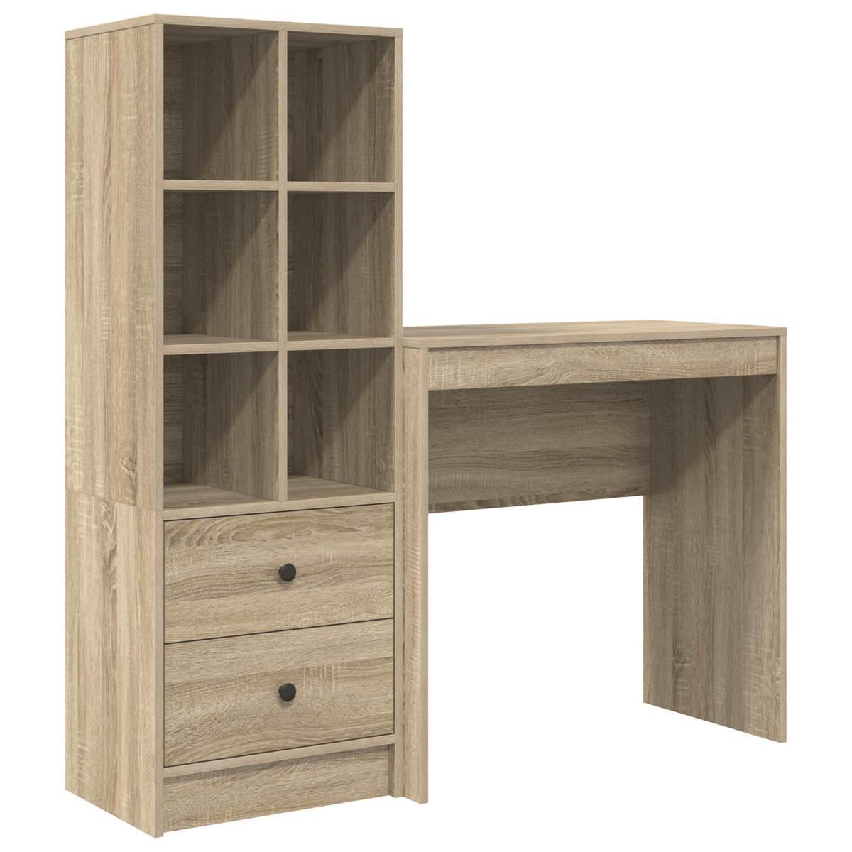 Escritorio-Buck-con-estanteria-natural-127x455x34-cm-lateral