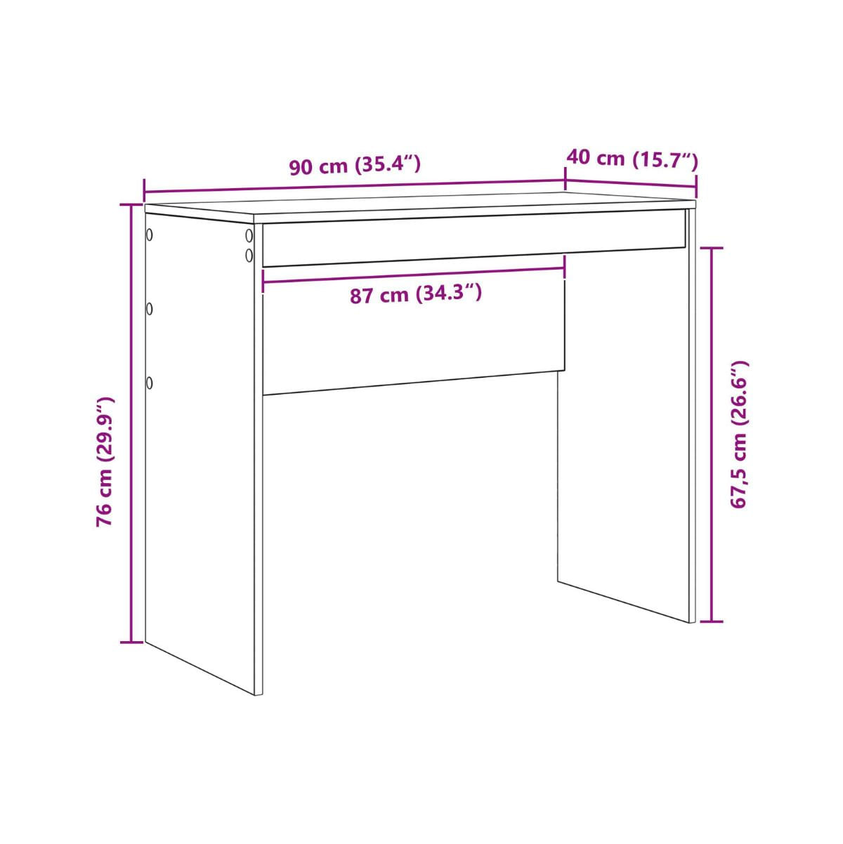 Escritorio-Arnold-con-estanteria-reversible-natural-76x90x40-cm-medidas