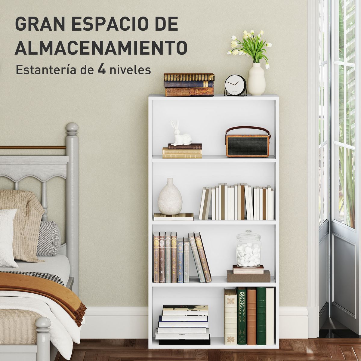 Estanteria-Abraxans-Homcom-4-niveles-blanco-80x60x24-cm-web