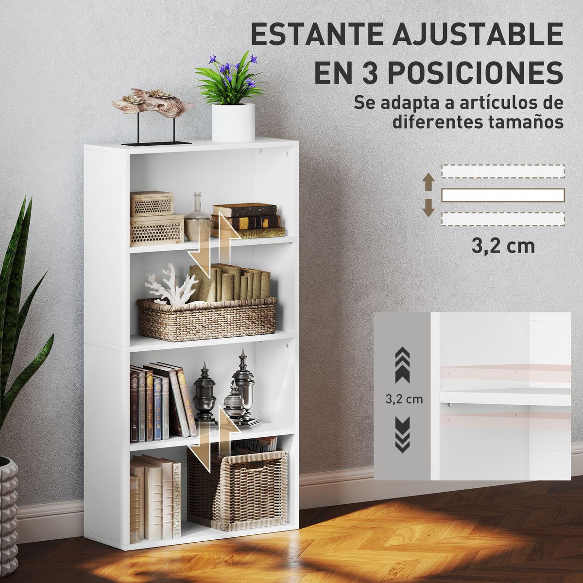 Estanteria-Abraxans-Homcom-4-niveles-blanco-80x60x24-cm