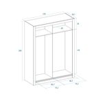 Armario-Sava-2-puertas-correderas-con-espejo-blanco-mate-201x1146x587-cm-medidas