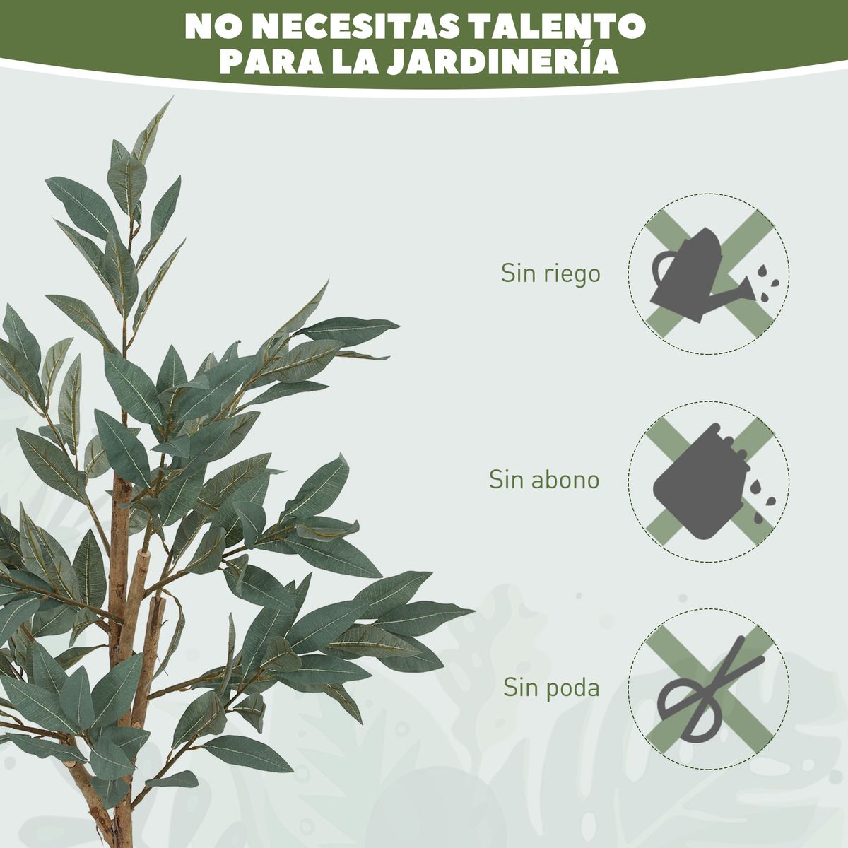 Arbol-artificial-Homcom-imitacion-Laurel-verde-Ø120-cm