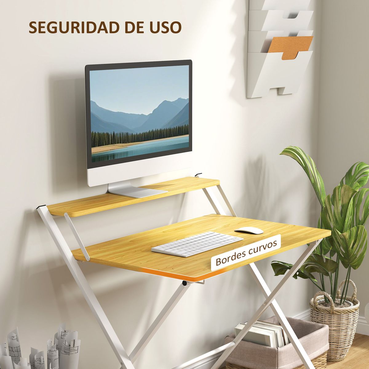 Escritorio-Errol-Homcom-diseño-plegable-natural-blanco-82x86x66-cm