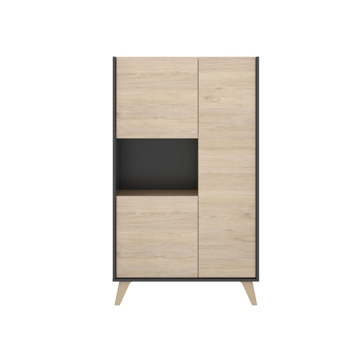 Aparador-Ness-3-puertas-con-compartimento-135x81x43-cm-fodno-blanco