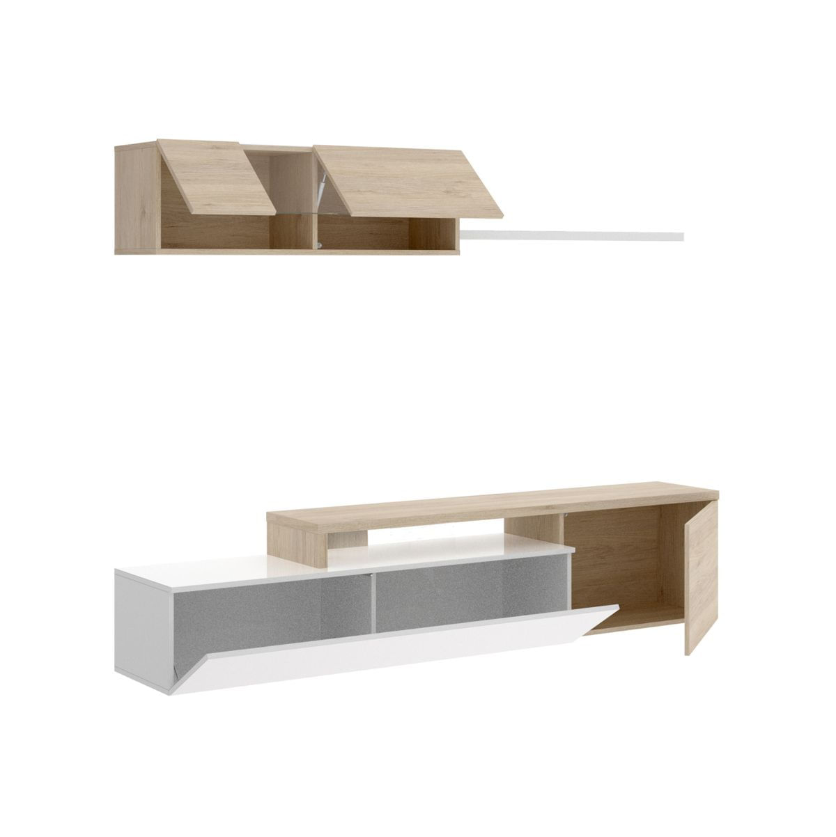 Composicion-de-salon-Elle-con-modulo-alto-y-mueble-de-TV-interior