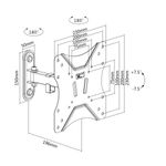 Soporte-de-TV-Fersay-23---42---inclinable-negro-