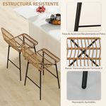 Pack-de-2-taburetes-Bombay-reposapies-natural-negro-