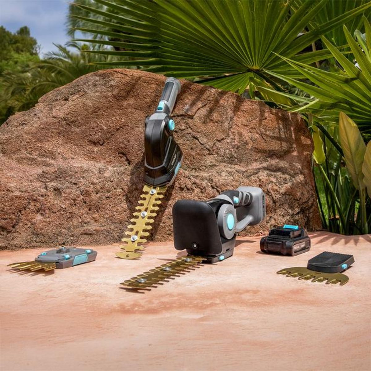 Cortasetos-Cecotec-TitaniumSword-2120-Hand-XL-2-cabezales-gris