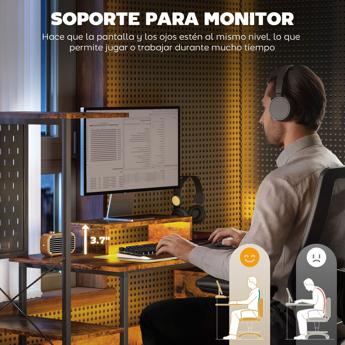 Escritorio-Brenkar-Homcom-2-cajones-4-estantes-abiertos-marron-1265x142x50-cm